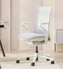 Model 92 Breathable Mesh Executive Chair In Ivory Colour
