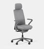 Model 92 Breathable Mesh Executive Chair With Headrest In Grey Colour
