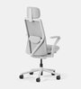 Model 92 Breathable Mesh Executive Chair With Headrest In Ivory Colour