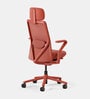 Model 92 Breathable Mesh Executive Chair With Headrest In Pastel Colour