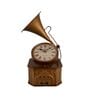 Model Clock Retro Gramophone Gold Vintage Clock