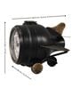 Model Clock Vintage Fighter Plane Shaped Black