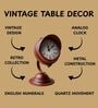 Model Clock Vintage Spotlight Red Decorative Clock