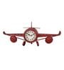Model Clock Vintage Wingplane Red Decorative Clock