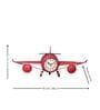 Model Clock Vintage Wingplane Red Decorative Clock