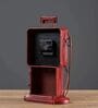 Model Clock Gasoline Route 66 Red Vintage Clock