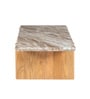 Modena Toronto Marble Coffee Table In Natural Finish