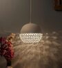 Modena White Metal Hanging Light
