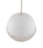 Modena White Metal Hanging Light