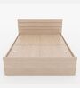 Modern Queen Bed in Grey Finish With Storage Modern Queen Bed in Grey Finish With Storage