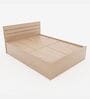 Modern Queen Bed in Grey Finish With Storage Modern Queen Bed in Grey Finish With Storage