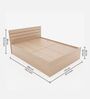 Modern Queen Bed in Grey Finish With Storage Modern Queen Bed in Grey Finish With Storage