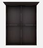 Modern Queen Bed in Wenge and Grey Finish Modern Queen Bed in Wenge and Grey Finish