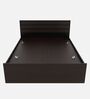 Modern Queen Bed in Wenge and Grey Finish Modern Queen Bed in Wenge and Grey Finish