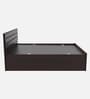 Modern Queen Bed in Wenge and Grey Finish Modern Queen Bed in Wenge and Grey Finish