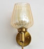 Modern  Gold Tulip Glass Wall Sconce