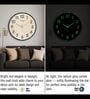 Black Metallic Modern Wall Clock (12.75 Inch)