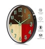 Black Metallic Modern Wall Clock (12.75 Inch)