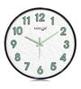Black Metallic Modern Wall Clock (12.75 Inch)