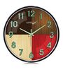 Black Metallic Modern Wall Clock (12.75 Inch)