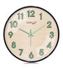Black Metallic Modern Wall Clock (12.75 Inch)