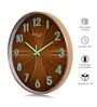 Copper Modern Wall Clock With 3D Radium Numbers (12.75 Inch)