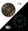 Copper Modern Wall Clock With 3D Radium Numbers (12.75 Inch)