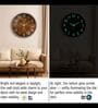 Copper Modern Wall Clock With 3D Radium Numbers (12.75 Inch)