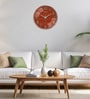 Copper Modern Wall Clock With 3D Radium Numbers (12.75 Inch)