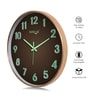 Copper Modern Wall Clock With 3D Radium Numbers (12.75 Inch)