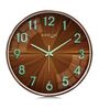 Copper Modern Wall Clock With 3D Radium Numbers (12.75 Inch)