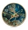 Gold Modern Wall Clock With 3D Radium Numbers (12.75 Inch)