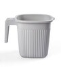Modern 18 Ltrs Grey 3 Pc Polypropylene Bucket Set