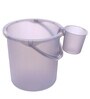 Modern 25 Ltrs Black 3 Pc Polypropylene Bucket Set