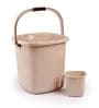 Modern 25 Ltrs Ivory 2 Pc Polypropylene Bucket Set