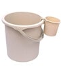 Modern 25 Ltrs Ivory 3 Pc Polypropylene Bucket Set