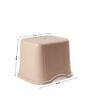 Modern 25 Ltrs Ivory 3 Pc Polypropylene Bucket Set