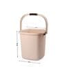 Modern 25 Ltrs Ivory 3 Pc Polypropylene Bucket Set