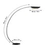 Modern 3 Light Mode Floor Lamp with Marble Base