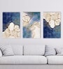 Visual Wiliness Multicolour Canvas Framed Art Panels Set of 3