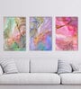 The Islamic Item Multicolour Canvas Framed Art Panels Set of 3