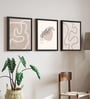 Minimal Line Art Framed Wall Art Set of 3