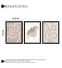 Minimal Line Art Framed Wall Art Set of 3