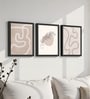 Minimal Line Art Framed Wall Art Set of 3