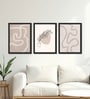 Minimal Line Art Framed Wall Art Set of 3
