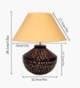 Modern Accent Table Lamp Warm Bronze