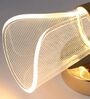 Modern Acrylic LED Wall Light with Golden Base