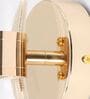 Modern Acrylic LED Wall Light with Golden Base