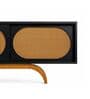 Modern Arch Rattan TV Unit With Storage In Natural Rattan Finish