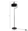 Modern Art Black Floor Lamp